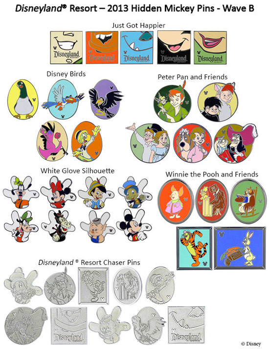 Disney Pin 2013 Hidden Mickey Pluto Days Of The Week Complete Set of 7 Wave  B